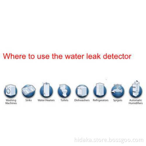 water leak alarm with mini size electronic security system